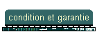 condition et garantie